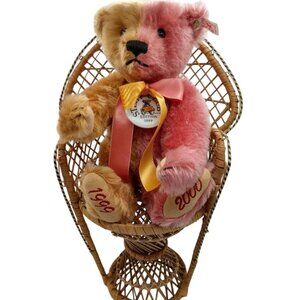 Steiff Teddy Bear Club Edition 1999/2000 Pink & Tan Jointed Plush
